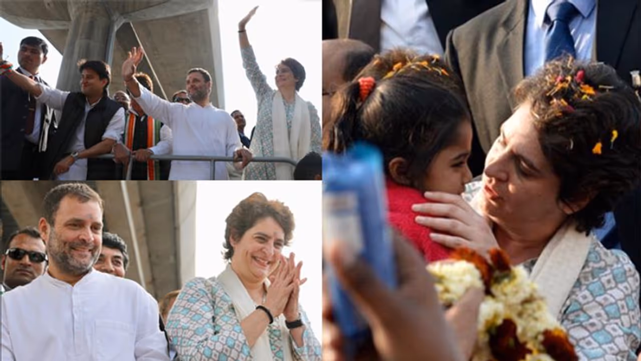 ಅಖಾಡಕ್ಕೆ ಪ್ರಿಯಾಂಕಾ ಪ್ರವೇಶ: ಲಖನೌದಲ್ಲಿ 25 ಕಿ.ಮೀ. ಭರ್ಜರಿ ರೋಡ್ ಶೋ ಅಖಾಡಕ್ಕೆ ಪ್ರಿಯಾಂಕಾ ಪ್ರವೇಶ: ಲಖನೌದಲ್ಲಿ 25 ಕಿ.ಮೀ. ಭರ್ಜರಿ ರೋಡ್ ಶೋ