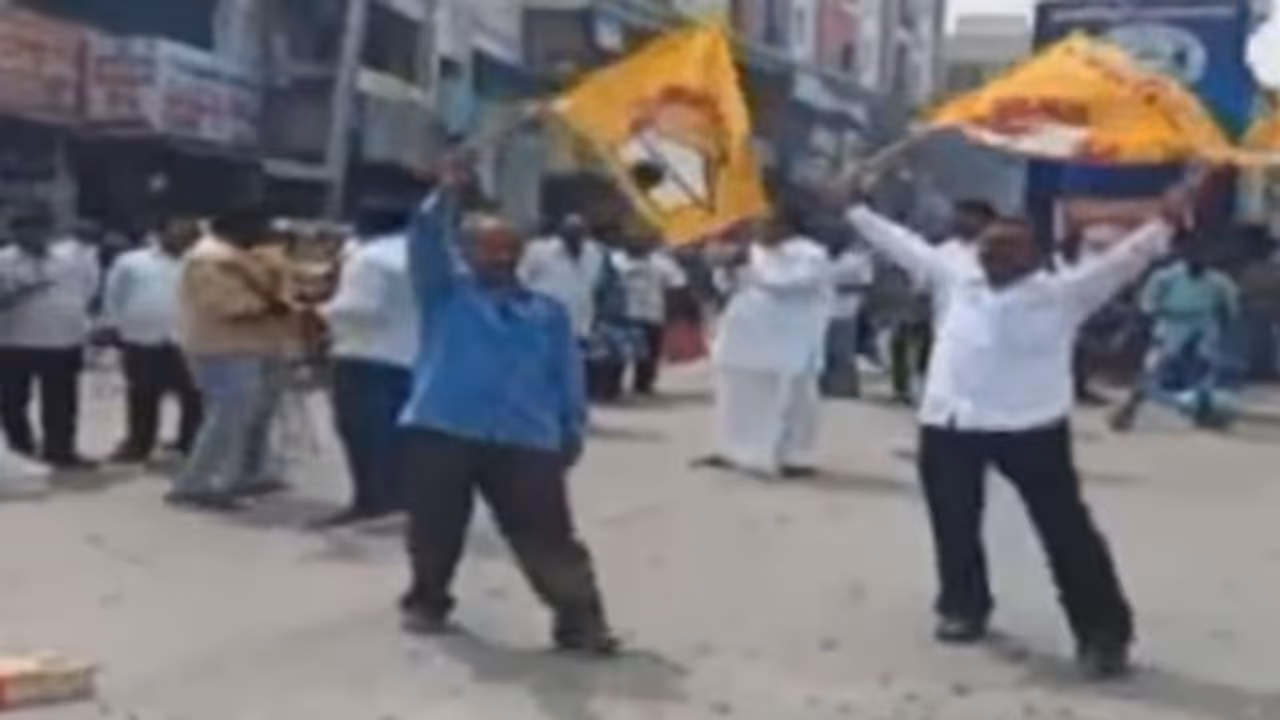 వైసీపీలోకి ఆమంచి: సంబరాలు చేసుకొన్న టీడీపీ కార్యకర్తలు