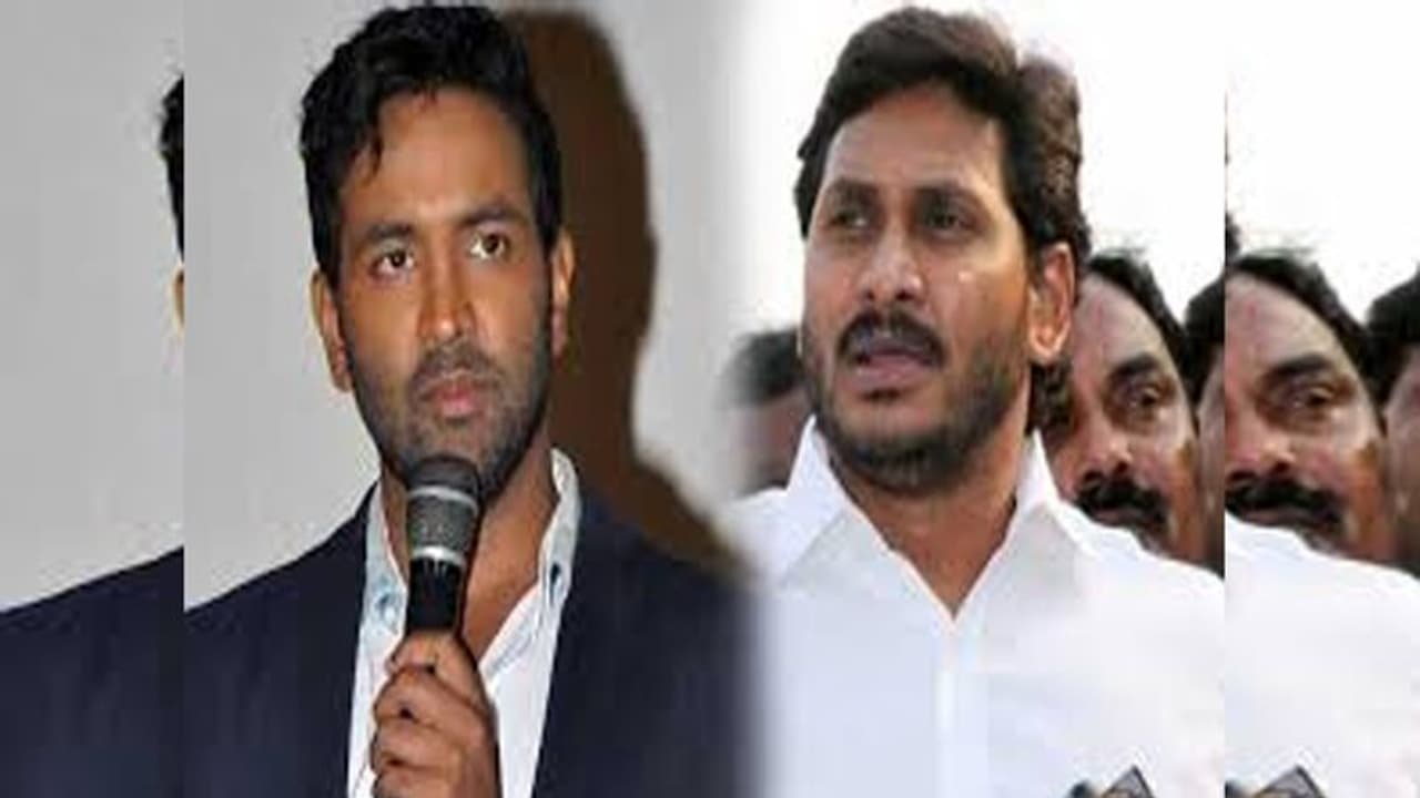 వైఎస్ జగన్ ని కలిసిన మంచు విష్ణు వైఎస్ జగన్ ని కలిసిన మంచు విష్ణు