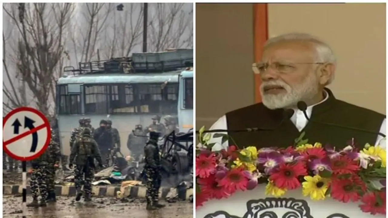 Pulwama Attack ಪುಲ್ವಾಮಾದಲ್ಲಿ ಹುತಾತ್ಮ ಯೋಧರ ಸ್ಮರಿಸಿ ಗೌರವ ನಮನ ಸಲ್ಲಿಸಿದ ಮೋದಿ Pulwama Attack ಪುಲ್ವಾಮಾದಲ್ಲಿ ಹುತಾತ್ಮ ಯೋಧರ ಸ್ಮರಿಸಿ ಗೌರವ ನಮನ ಸಲ್ಲಿಸಿದ ಮೋದಿ