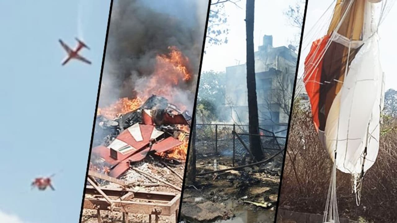 ವಾಯುಪಡೆ ಮೃತ ಪೈಲಟ್ಗೆ ಆಗಸದಲ್ಲೇ ವಿಶಿಷ್ಟ ಗೌರವ ವಾಯುಪಡೆ ಮೃತ ಪೈಲಟ್ಗೆ ಆಗಸದಲ್ಲೇ ವಿಶಿಷ್ಟ ಗೌರವ