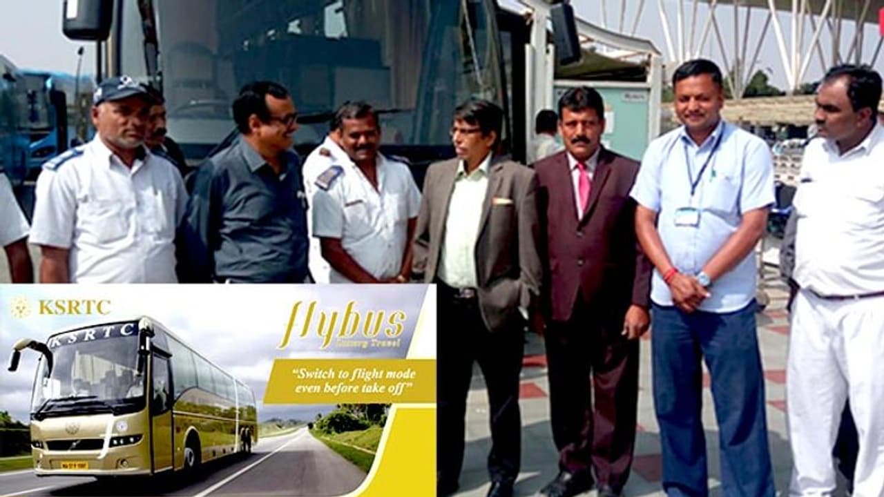 KSRTC's flybus: Karnataka districts become easily accessible from Bengaluru airport KSRTC's flybus: Karnataka districts become easily accessible from Bengaluru airport