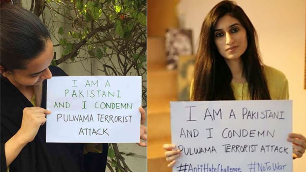 'വെറുപ്പ് വിരുദ്ധ ചലഞ്ച്'; പുല്വാമ ഭീകരാക്രമണത്തെ അപലപിച്ച് പാക് യുവസമൂഹം 'വെറുപ്പ് വിരുദ്ധ ചലഞ്ച്'; പുല്വാമ ഭീകരാക്രമണത്തെ അപലപിച്ച് പാക് യുവസമൂഹം