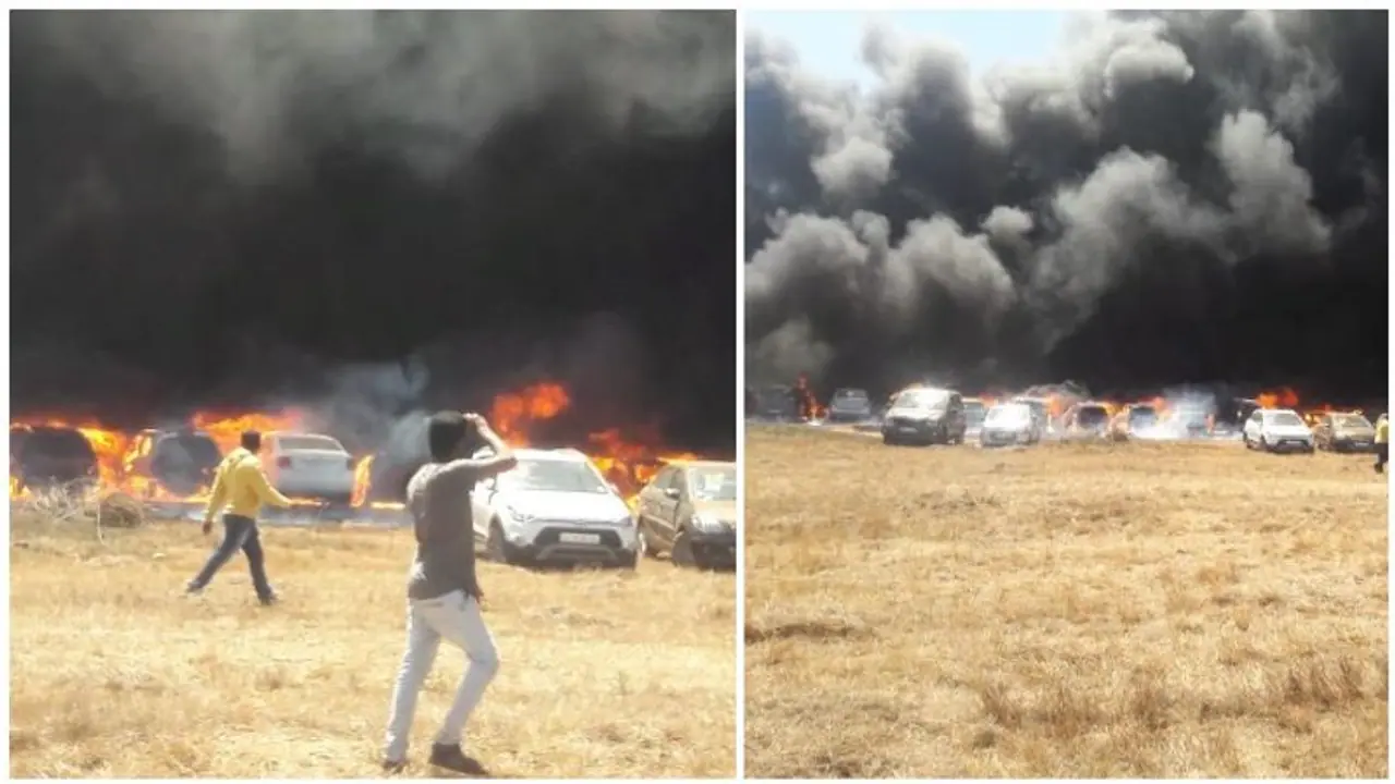 ಏರ್ ಶೋ ವೇಳೆ ಭಾರಿ ಅಗ್ನಿ ಅವಘಡ : ಕಾರಣವೇನು..?