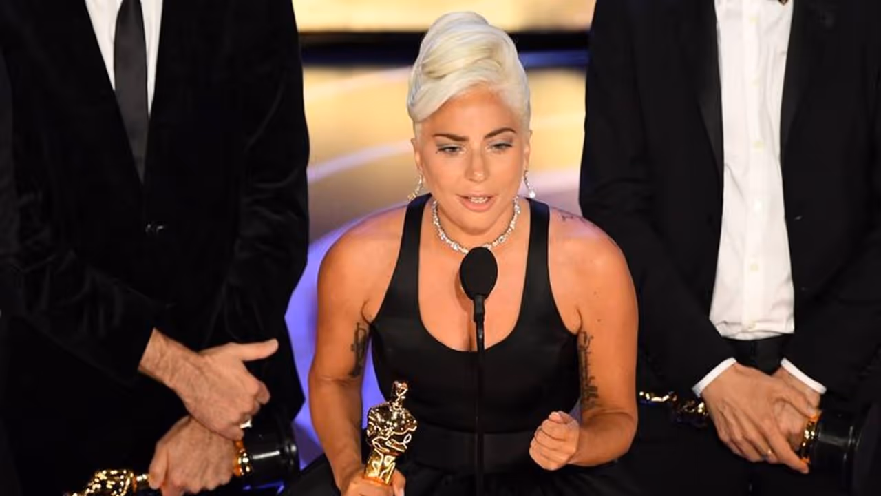 Oscars 2019: Singer actor Lady Gaga wins her first Academy Award with Shallow Oscars 2019: Singer actor Lady Gaga wins her first Academy Award with Shallow