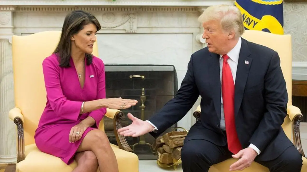 ಅಮೆರಿಕ ಅಧ್ಯಕ್ಷ ಚುನಾವಣೆ: ಟ್ರಂಪ್ ವಿರುದ್ಧ ಭಾರತೀಯ ಮೂಲದ ನಿಕ್ಕಿ ಹ್ಯಾಲೆ ಸ್ಪರ್ಧೆ ಅಮೆರಿಕ ಅಧ್ಯಕ್ಷ ಚುನಾವಣೆ: ಟ್ರಂಪ್ ವಿರುದ್ಧ ಭಾರತೀಯ ಮೂಲದ ನಿಕ್ಕಿ ಹ್ಯಾಲೆ ಸ್ಪರ್ಧೆ