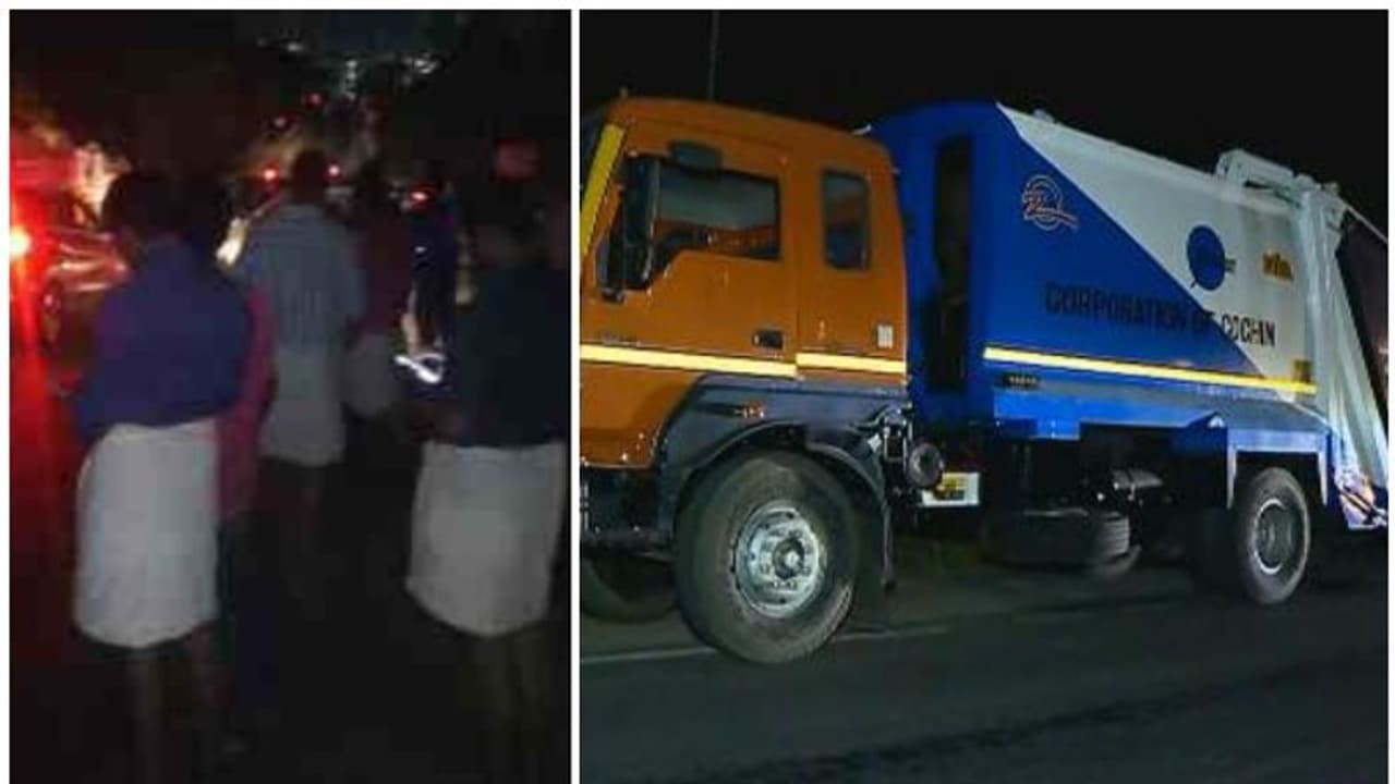 ബ്രഹ്മപുരം പ്ലാന്റിലേക്കെത്തിയ ലോറികൾ തടഞ്ഞ് നാട്ടുകാർ; താക്കോൽ പിടിച്ചുവാങ്ങി ബ്രഹ്മപുരം പ്ലാന്റിലേക്കെത്തിയ ലോറികൾ തടഞ്ഞ് നാട്ടുകാർ; താക്കോൽ പിടിച്ചുവാങ്ങി