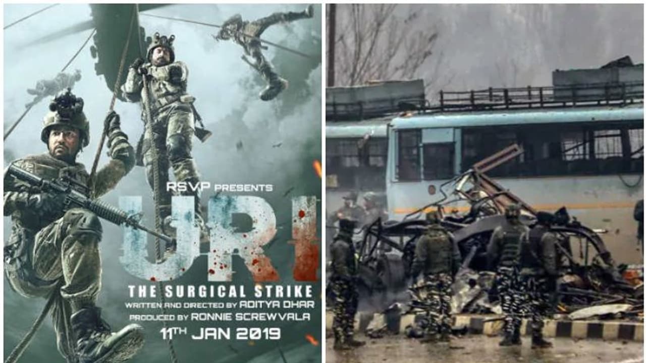 'പുല്വാമ', 'ബാലക്കോട്ട്', 'അഭിനന്ദന്'; സംഘര്ഷ ദിനങ്ങളില് സിനിമകള്ക്ക് പേരിടാന് നിര്മ്മാതാക്കളുടെ മത്സരം 'പുല്വാമ', 'ബാലക്കോട്ട്', 'അഭിനന്ദന്'; സംഘര്ഷ ദിനങ്ങളില് സിനിമകള്ക്ക് പേരിടാന് നിര്മ്മാതാക്കളുടെ മത്സരം