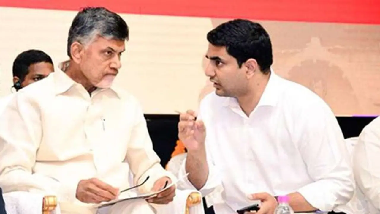 పెరిగిన బాబు ఆస్తులు:ఫ్యామిలీ ఆస్తులను వెల్లడించిన నారా లోకేష్