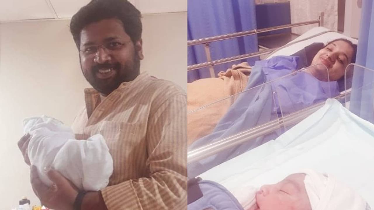 ശബരീനാഥന് ദിവ്യ ദമ്പതികള്ക്ക് കുഞ്ഞ് പിറന്നു ശബരീനാഥന് ദിവ്യ ദമ്പതികള്ക്ക് കുഞ്ഞ് പിറന്നു