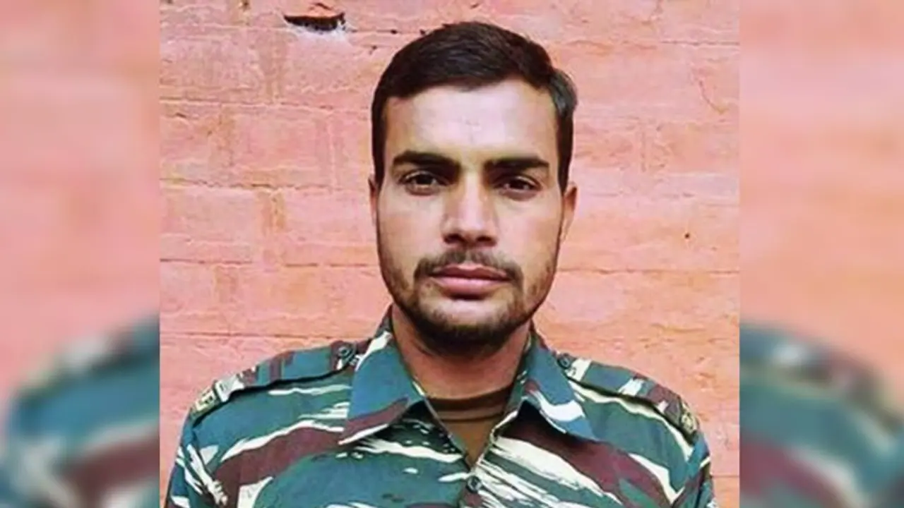 CRPF constable Rajendra Kumar Nain took a bullet on his chest but continued to fight terrorists