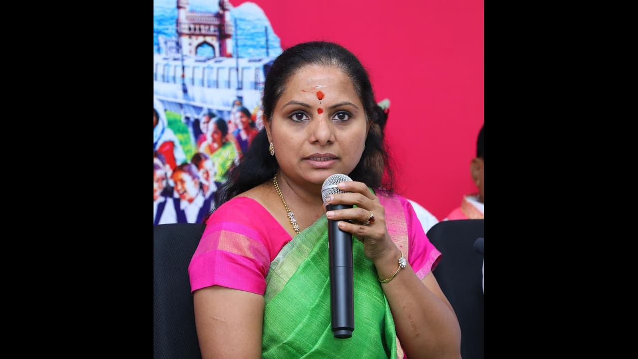 Kavitha leads in TRS BJP slugfest over 'plight' of turmeric farmers Kavitha leads in TRS BJP slugfest over 'plight' of turmeric farmers