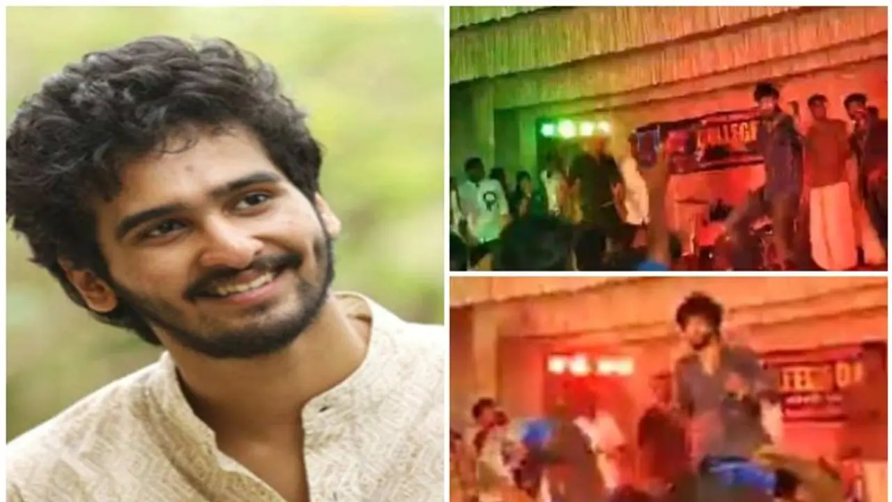 റൗഡി ബേബിക്ക് ചുവടുകള് വച്ച് ക്യാംപസിനെ ഇളക്കിമറിച്ച് ഷെയ്ന് നിഗം റൗഡി ബേബിക്ക് ചുവടുകള് വച്ച് ക്യാംപസിനെ ഇളക്കിമറിച്ച് ഷെയ്ന് നിഗം