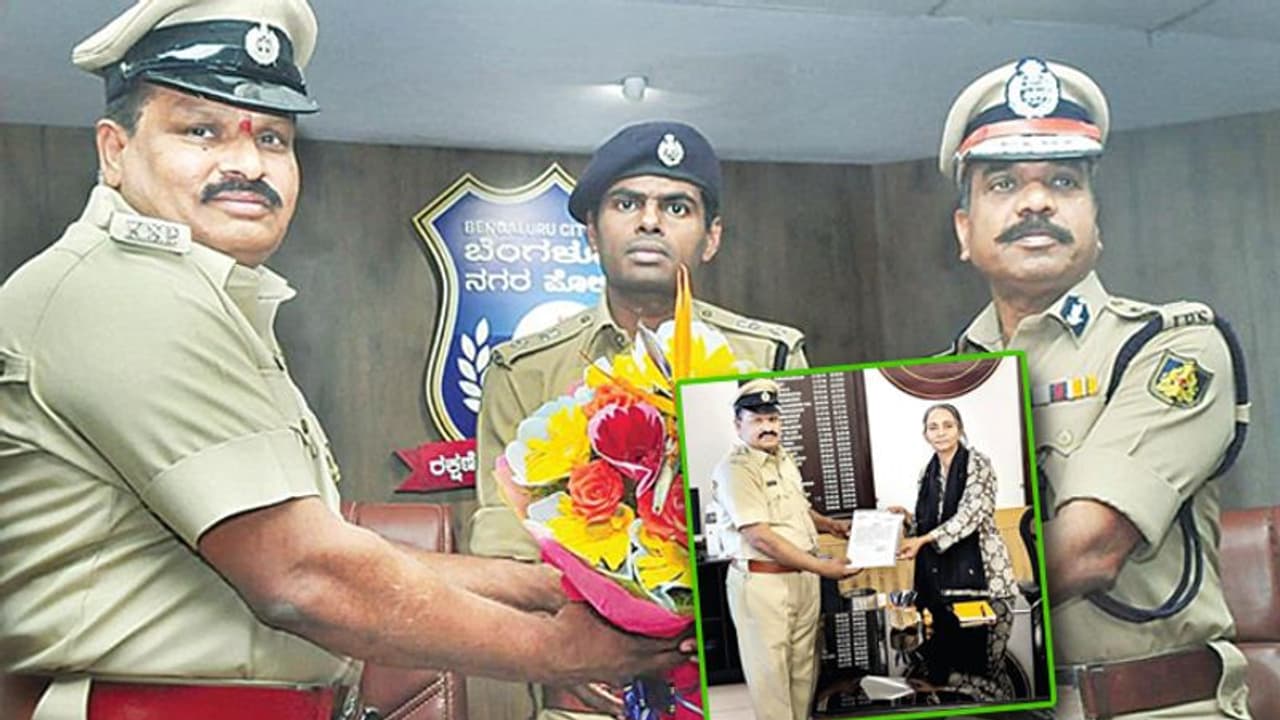 ಶಿಕ್ಷಕಿಯನ್ನು ರಕ್ಷಿಸಿ, ರಕ್ತ ನೀಡಿದ ಇನ್ಸ್ಪೆಕ್ಟರ್ಗೆ ಅಭಿನಂದನೆ ಶಿಕ್ಷಕಿಯನ್ನು ರಕ್ಷಿಸಿ, ರಕ್ತ ನೀಡಿದ ಇನ್ಸ್ಪೆಕ್ಟರ್ಗೆ ಅಭಿನಂದನೆ