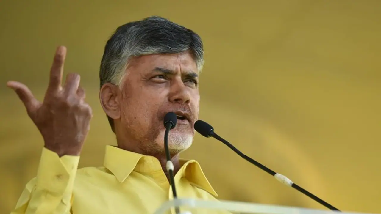 Chandrababu Naidu hits out at PM Modi; holds sit-in protest in Vijayawada
