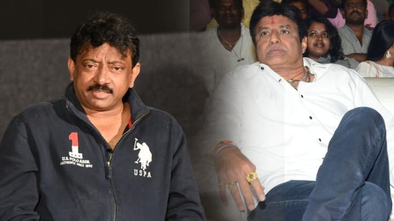 అదే బాలయ్యతో చెప్పా..గొడవేమీ లేదు:వర్మ అదే బాలయ్యతో చెప్పా..గొడవేమీ లేదు:వర్మ