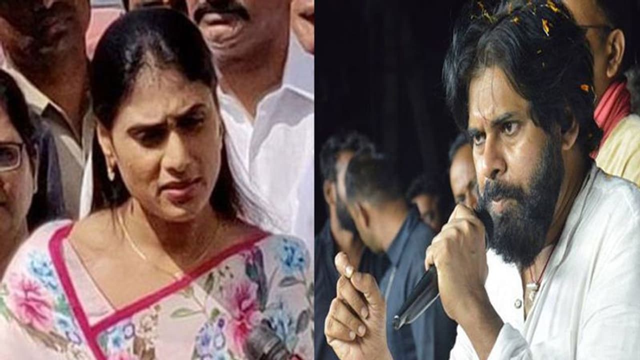 వైఎస్ వివేకా హత్య: పవన్ కళ్యాణ్కు షర్మిల సూటి ప్రశ్న వైఎస్ వివేకా హత్య: పవన్ కళ్యాణ్కు షర్మిల సూటి ప్రశ్న