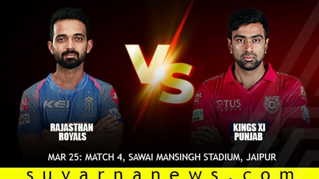 IPL 2019: ರಾಜಸ್ಥಾನ ಪಂಜಾಬ್ ಸಂಭವನೀಯ ಪ್ಲೇಯಿಂಗ್ 11 IPL 2019: ರಾಜಸ್ಥಾನ ಪಂಜಾಬ್ ಸಂಭವನೀಯ ಪ್ಲೇಯಿಂಗ್ 11