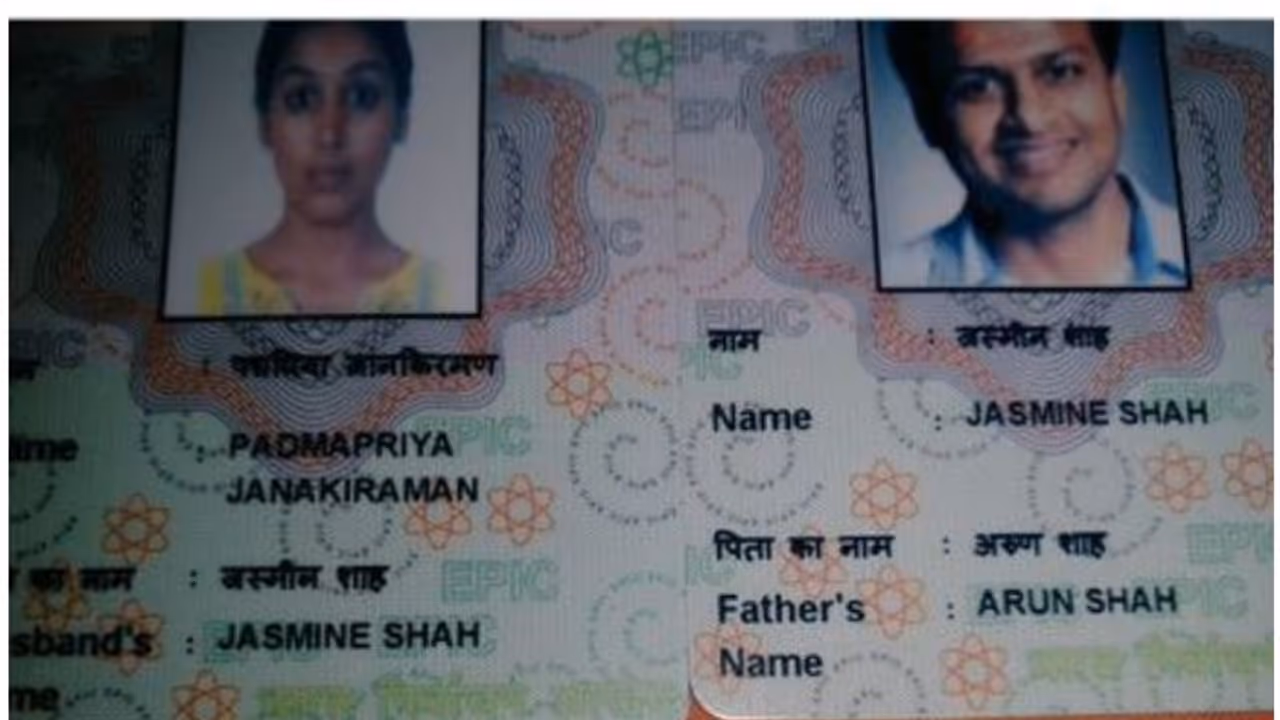 ഭര്‍ത്താവിന്റെ വോട്ടേഴ്‍സ് ഐഡിയില്‍ ഭാര്യയുടെ പേരും വേണമെന്ന് പദ്‍മപ്രിയ