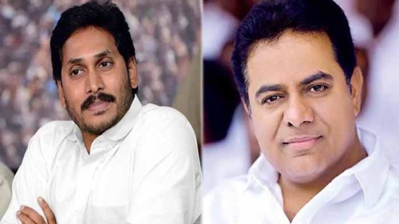జగన్ ప్రమాణస్వీకారానికి కేటీఆర్ దూరం జగన్ ప్రమాణస్వీకారానికి కేటీఆర్ దూరం