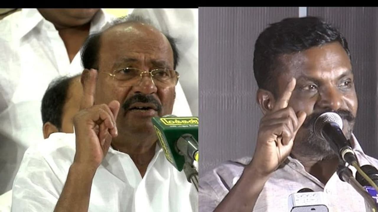 20 சதவீதம் கேட்டாரே ராமதாஸ்.. எப்படி 10.5 சதவீதத்துக்கு ஒப்புக்கொண்டார்..? திருமாவளவன் அதிரடி கேள்வி..! 20 சதவீதம் கேட்டாரே ராமதாஸ்.. எப்படி 10.5 சதவீதத்துக்கு ஒப்புக்கொண்டார்..? திருமாவளவன் அதிரடி கேள்வி..!