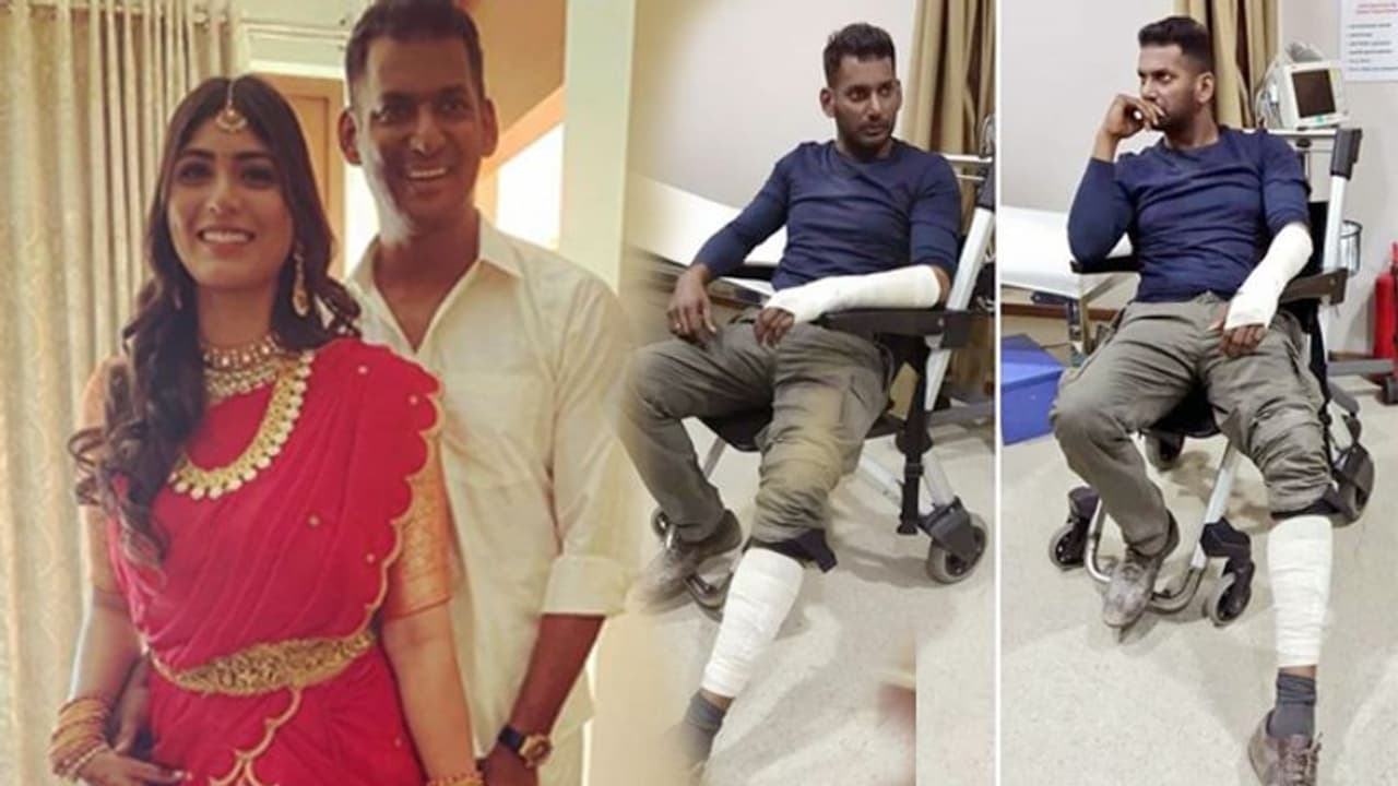 ನಿಶ್ಚಿತಾರ್ಥದ ನಂತರ ಕೈ ಕಾಲು ಮುರಿದುಕೊಂಡ ಖ್ಯಾತ ನಟ! ನಿಶ್ಚಿತಾರ್ಥದ ನಂತರ ಕೈ ಕಾಲು ಮುರಿದುಕೊಂಡ ಖ್ಯಾತ ನಟ!