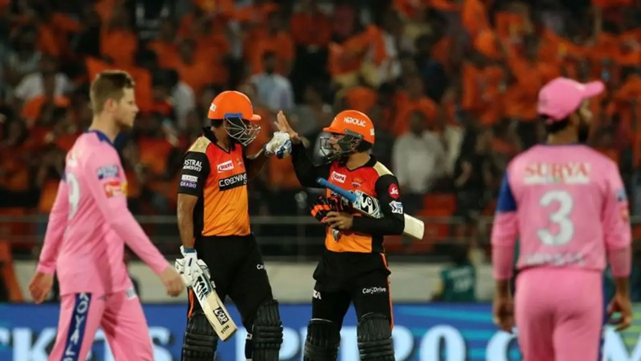 ಮಂಕಾಯ್ತು ಸಾಮ್ಸನ್ ಶತಕ ರೋಚಕ ಪಂದ್ಯದಲ್ಲಿ SRHಗೆ ಗೆಲುವು! ಮಂಕಾಯ್ತು ಸಾಮ್ಸನ್ ಶತಕ ರೋಚಕ ಪಂದ್ಯದಲ್ಲಿ SRHಗೆ ಗೆಲುವು!