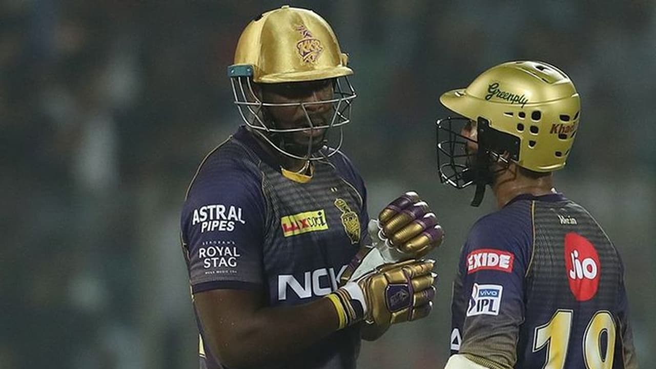 IPL 2019: ರಸಲ್ ಕಾರ್ತಿಕ್ ಆರ್ಭಟ ಡೆಲ್ಲಿಗೆ 186 ರನ್ ಗುರಿ IPL 2019: ರಸಲ್ ಕಾರ್ತಿಕ್ ಆರ್ಭಟ ಡೆಲ್ಲಿಗೆ 186 ರನ್ ಗುರಿ