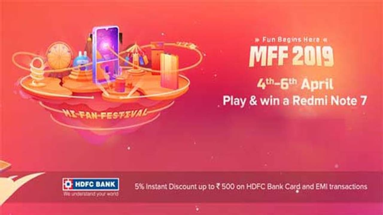 ఎంఐ ఫ్యాన్ ఫెస్టివల్: షియోమీ ఫోన్లపై డిస్కౌంట్ల వర్షం ఎంఐ ఫ్యాన్ ఫెస్టివల్: షియోమీ ఫోన్లపై డిస్కౌంట్ల వర్షం