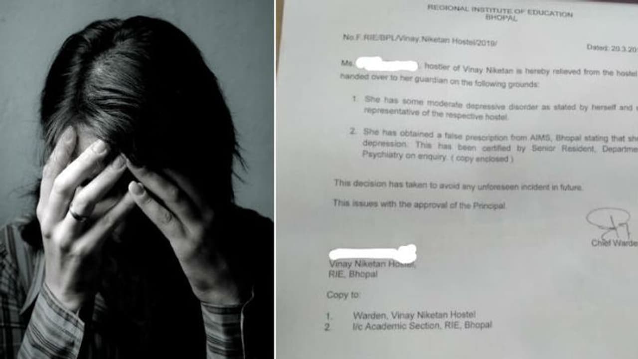 'ഡിപ്രഷന് ലീവ്' ചോദിച്ചു; വിദ്യാര്ത്ഥിനിയെ ഹോസ്റ്റലില് നിന്ന് പുറത്താക്കി 'ഡിപ്രഷന് ലീവ്' ചോദിച്ചു; വിദ്യാര്ത്ഥിനിയെ ഹോസ്റ്റലില് നിന്ന് പുറത്താക്കി