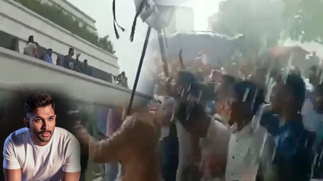 వీడియో: వర్షానికి ధీటుగా బన్నీ అభిమానుల ప్రేమ! వీడియో: వర్షానికి ధీటుగా బన్నీ అభిమానుల ప్రేమ!