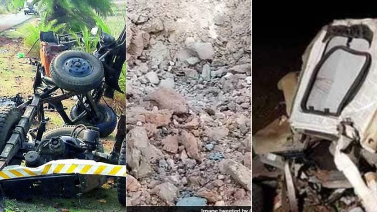 ബുള്ളറ്റ് പ്രൂഫ് എസ്യുവി രണ്ടായി പിളര്ന്നു; ദന്തേവാഡയില് ആക്രമണത്തിന് ഉപയോഗിച്ചത് അത്യാധുനിക സ്ഫോടകവസ്തു ബുള്ളറ്റ് പ്രൂഫ് എസ്യുവി രണ്ടായി പിളര്ന്നു; ദന്തേവാഡയില് ആക്രമണത്തിന് ഉപയോഗിച്ചത് അത്യാധുനിക സ്ഫോടകവസ്തു