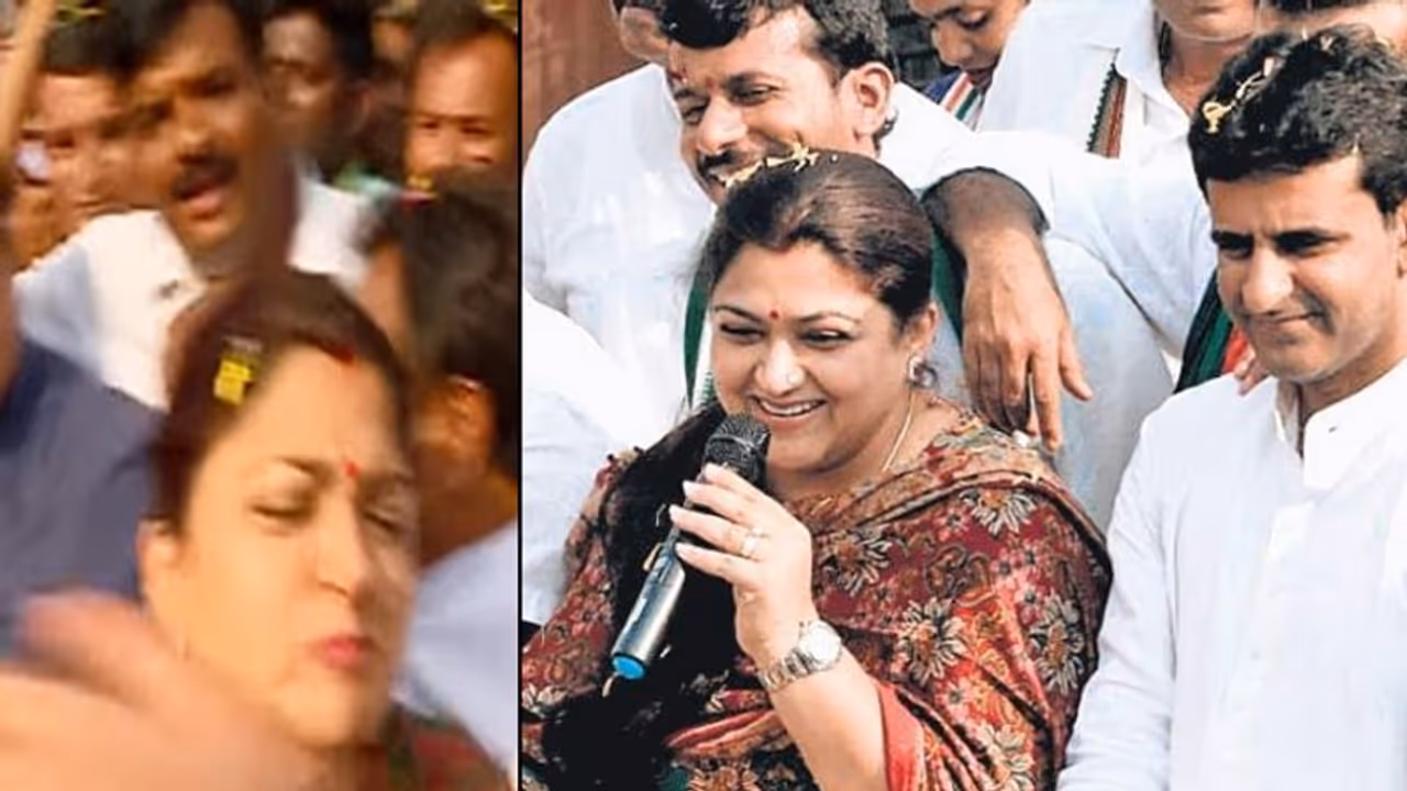 Watch: Here's why Khushbu slapped a man during Congress rally Watch: Here's why Khushbu slapped a man during Congress rally