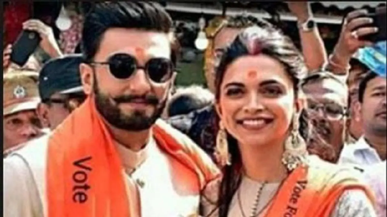 ಮೋದಿ ಪರ ಪ್ರಚಾರ ಶುರು ಮಾಡಿದ್ರಾ ದೀಪಿಕಾ ರಣವೀರ್? ಮೋದಿ ಪರ ಪ್ರಚಾರ ಶುರು ಮಾಡಿದ್ರಾ ದೀಪಿಕಾ ರಣವೀರ್?