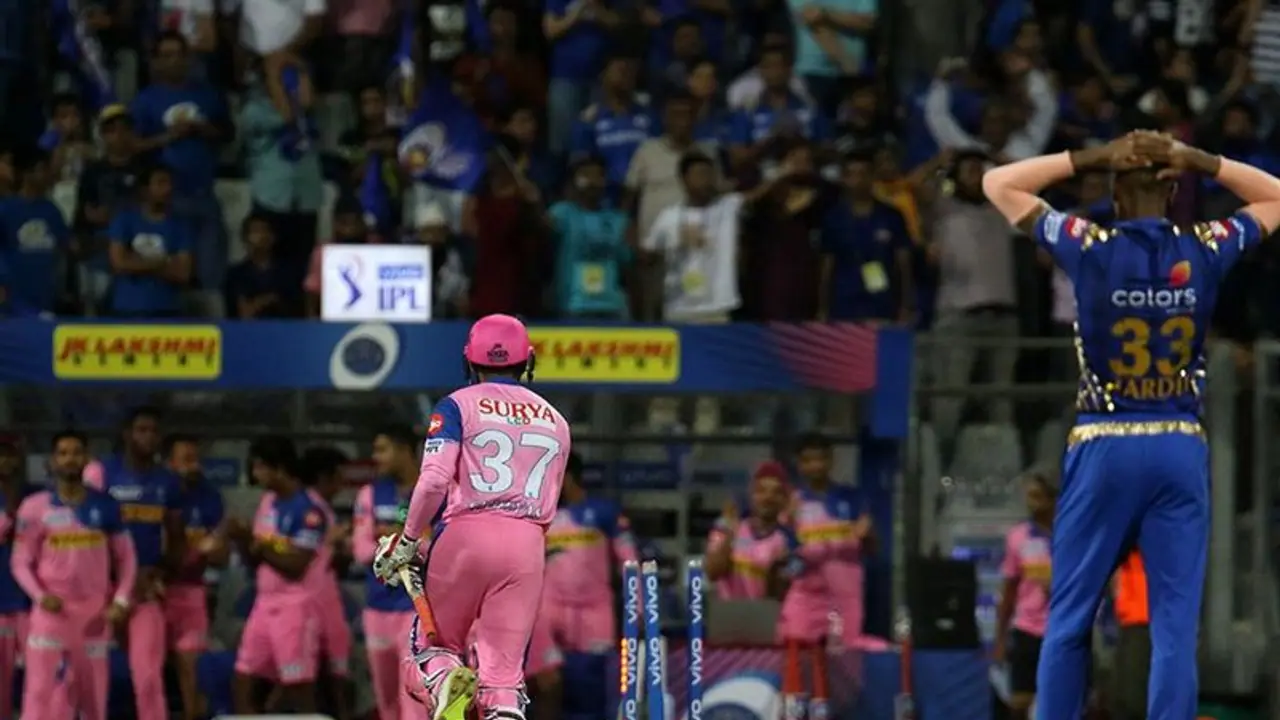 IPL 2019: ಸೋಲಿನಿಂದ ಹೊರಬಂದ ರಾಜಸ್ಥಾನ ಮುಂಬೈಗೆ ತವರಿನಲ್ಲಿ ಶಾಕ್! IPL 2019: ಸೋಲಿನಿಂದ ಹೊರಬಂದ ರಾಜಸ್ಥಾನ ಮುಂಬೈಗೆ ತವರಿನಲ್ಲಿ ಶಾಕ್!