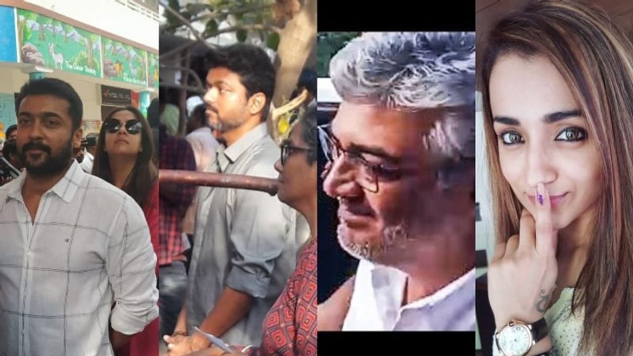 ദക്ഷിണേന്ത്യയില് വോട്ടിംഗ് സമാധാനപരം: പോളിംഗ് ബൂത്തില് ആവേശം നിറച്ച് താരങ്ങള് ദക്ഷിണേന്ത്യയില് വോട്ടിംഗ് സമാധാനപരം: പോളിംഗ് ബൂത്തില് ആവേശം നിറച്ച് താരങ്ങള്