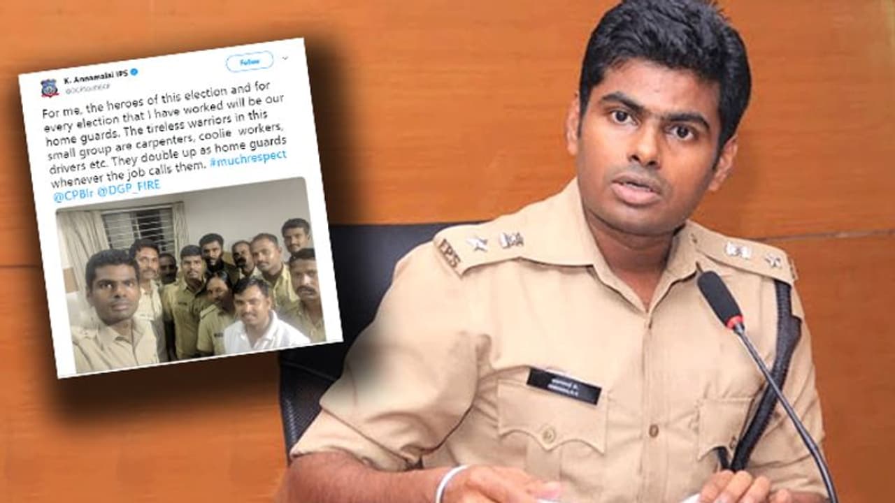 ಚುನಾವಣೆಯ ಹೀರೋಗಳೊಂದಿಗೆ ಸೆಲ್ಫೀ ಕ್ಲಿಕ್ಕಿಸಿಕೊಂಡ 'ಸಿಂಗಂ', ಟ್ವೀಟ್ ವೈರಲ್