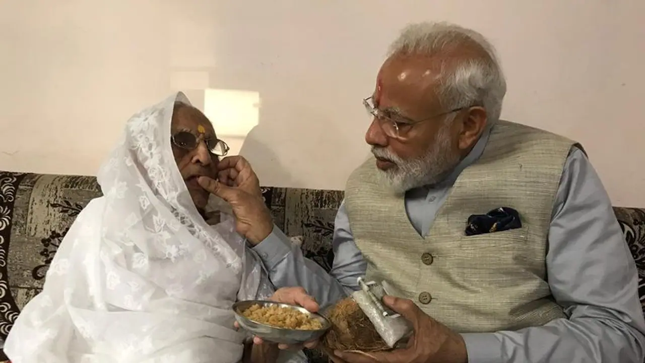 My mother takes nothing but gives ‘sawa rupaye’ every time I meet her: PM Modi