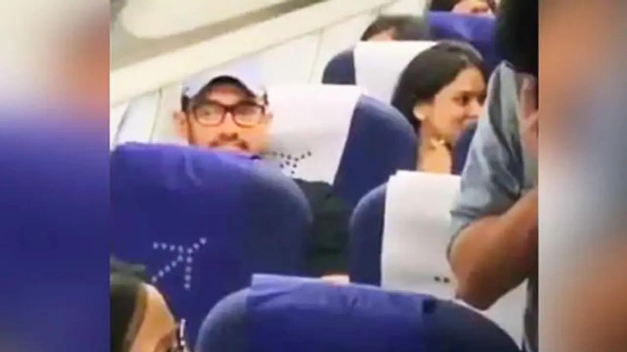 Video: Aamir Khan travels in economy class; leaves fans surprised!