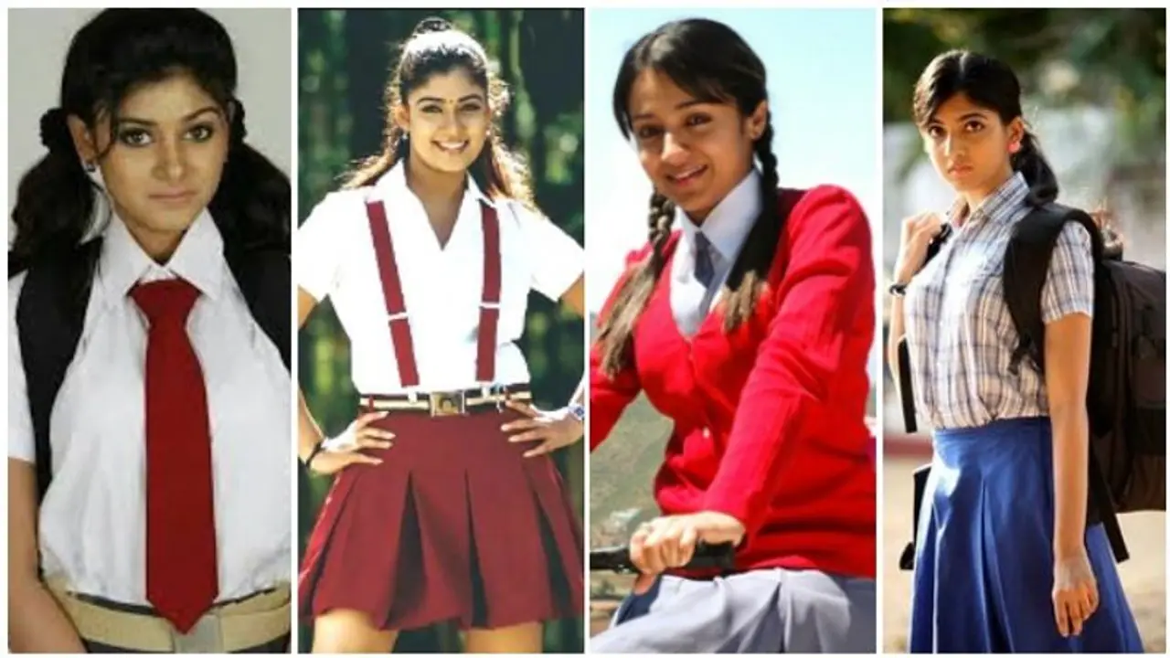 பள்ளி உடையில் கலக்கும் முன்னணி நடிகைகளின் புகைப்பட தொகுப்பு! பள்ளி உடையில் கலக்கும் முன்னணி நடிகைகளின் புகைப்பட தொகுப்பு!