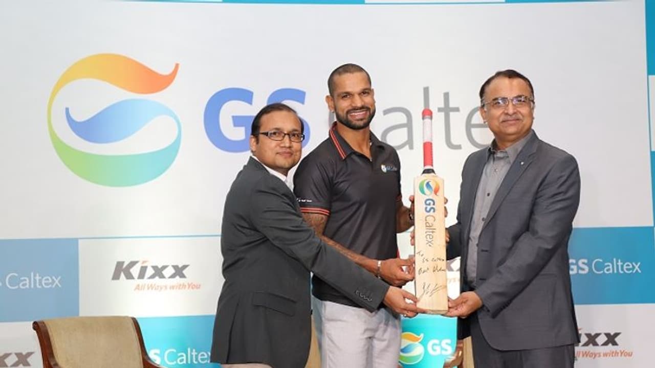 GS Caltex ರಾಯಭಾರಿಯಾಗಿ ಶಿಖರ್ ಧವನ್ ನೇಮಕ! GS Caltex ರಾಯಭಾರಿಯಾಗಿ ಶಿಖರ್ ಧವನ್ ನೇಮಕ!