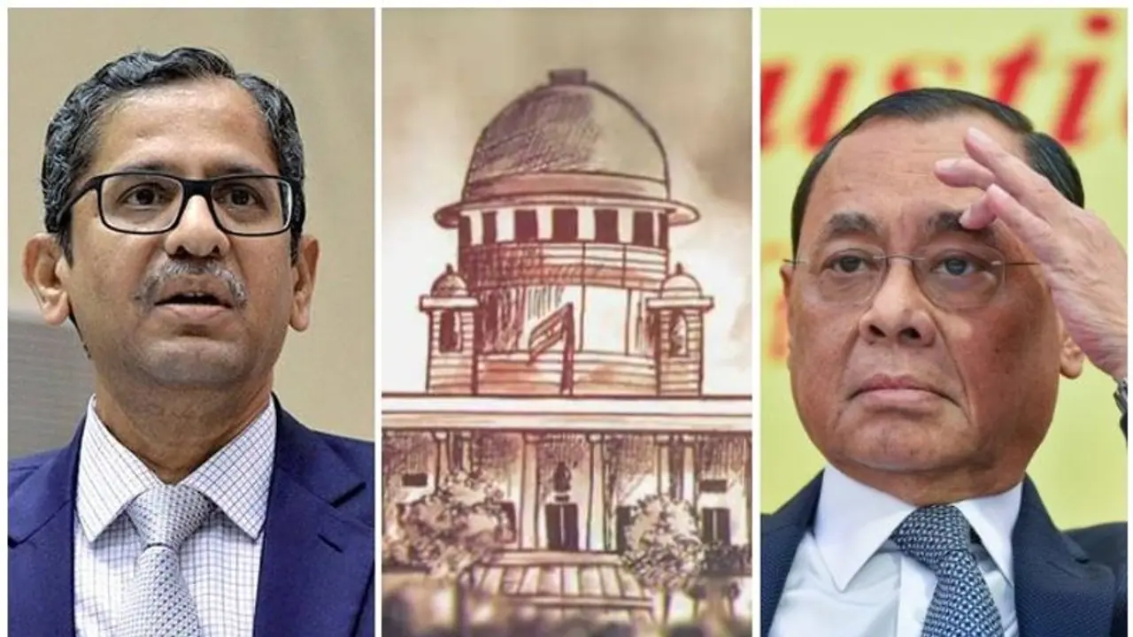 ചീഫ് ജസ്റ്റിസിനെതിരായ ലൈംഗികാരോപണം: പരാതി പരിഗണിക്കുന്നതിൽ നിന്ന് ജസ്റ്റിസ് രമണ പിൻമാറി ചീഫ് ജസ്റ്റിസിനെതിരായ ലൈംഗികാരോപണം: പരാതി പരിഗണിക്കുന്നതിൽ നിന്ന് ജസ്റ്റിസ് രമണ പിൻമാറി