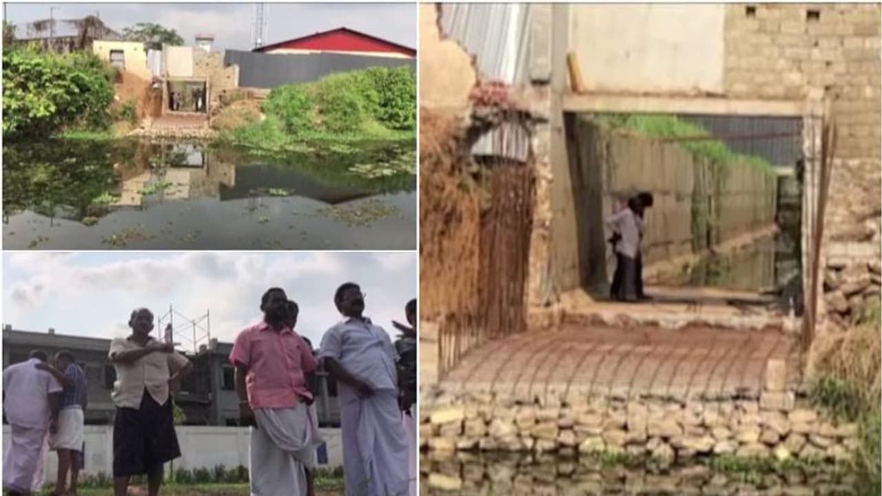 കാന നിർമാണം വെള്ളമൊഴുക്ക് സുഗമമാക്കാനെന്ന് സിയാൽ; കക്കൂസ് മാലിന്യമടക്കം ഒഴുക്കി വിടാനെന്ന് നാട്ടുകാർ കാന നിർമാണം വെള്ളമൊഴുക്ക് സുഗമമാക്കാനെന്ന് സിയാൽ; കക്കൂസ് മാലിന്യമടക്കം ഒഴുക്കി വിടാനെന്ന് നാട്ടുകാർ