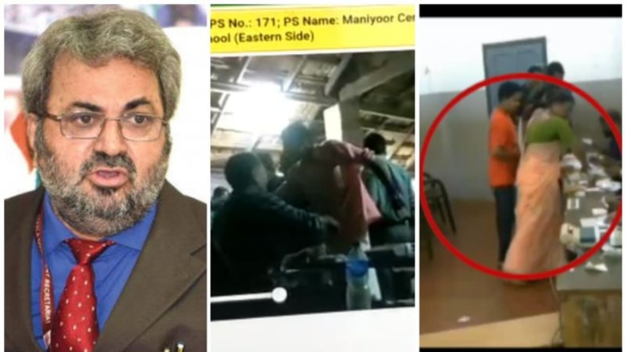 കണ്ണൂരും കാസര്കോടും കള്ളവോട്ട്; കൂടുതൽ ദൃശ്യം പുറത്ത്, കര്ശന നടപടിയെന്ന് ടിക്കാറാം മീണ കണ്ണൂരും കാസര്കോടും കള്ളവോട്ട്; കൂടുതൽ ദൃശ്യം പുറത്ത്, കര്ശന നടപടിയെന്ന് ടിക്കാറാം മീണ