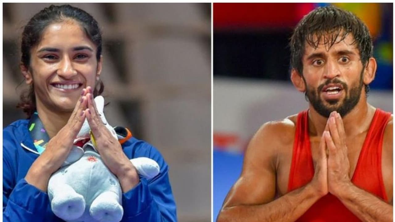 ഖേൽരത്ന പുരസ്കാരം: ബജ്റംഗ് പൂനിയയ്ക്കും വിനേഷ് ഫോഗട്ടിനും നാമനിർദേശം ഖേൽരത്ന പുരസ്കാരം: ബജ്റംഗ് പൂനിയയ്ക്കും വിനേഷ് ഫോഗട്ടിനും നാമനിർദേശം