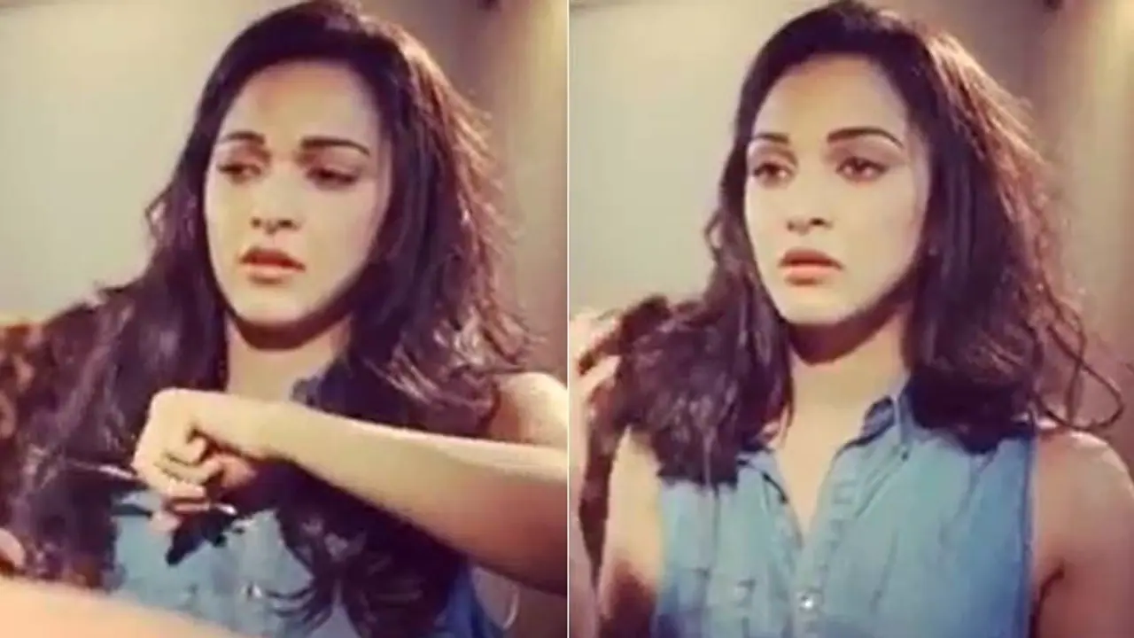 Frustrated Kiara Advani chops off own hair on camera (Watch Video) Frustrated Kiara Advani chops off own hair on camera (Watch Video)