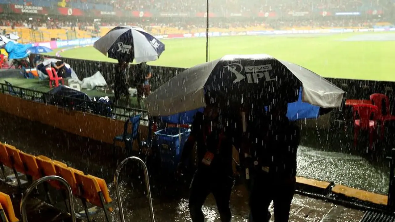 IPL 2024 ಆರ್‌ಸಿಬಿ ಫ್ಯಾನ್ಸ್‌ಗೆ ಗುಡ್ ನ್ಯೂಸ್, ಮಳೆಯಿಂದ ಸ್ಥಗಿತಗೊಂಡ ಪಂದ್ಯ 8.25PMಗೆ ಆರಂಭ!