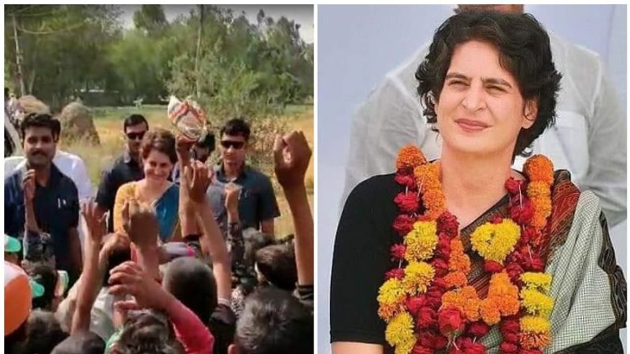 'ചൗകിദാര്‍ ചോര്‍ ഹേ' മുദ്രാവാക്യം മുഴക്കി കുട്ടികള്‍; ചിരിതൂകി പ്രിയങ്ക, വിവാദം