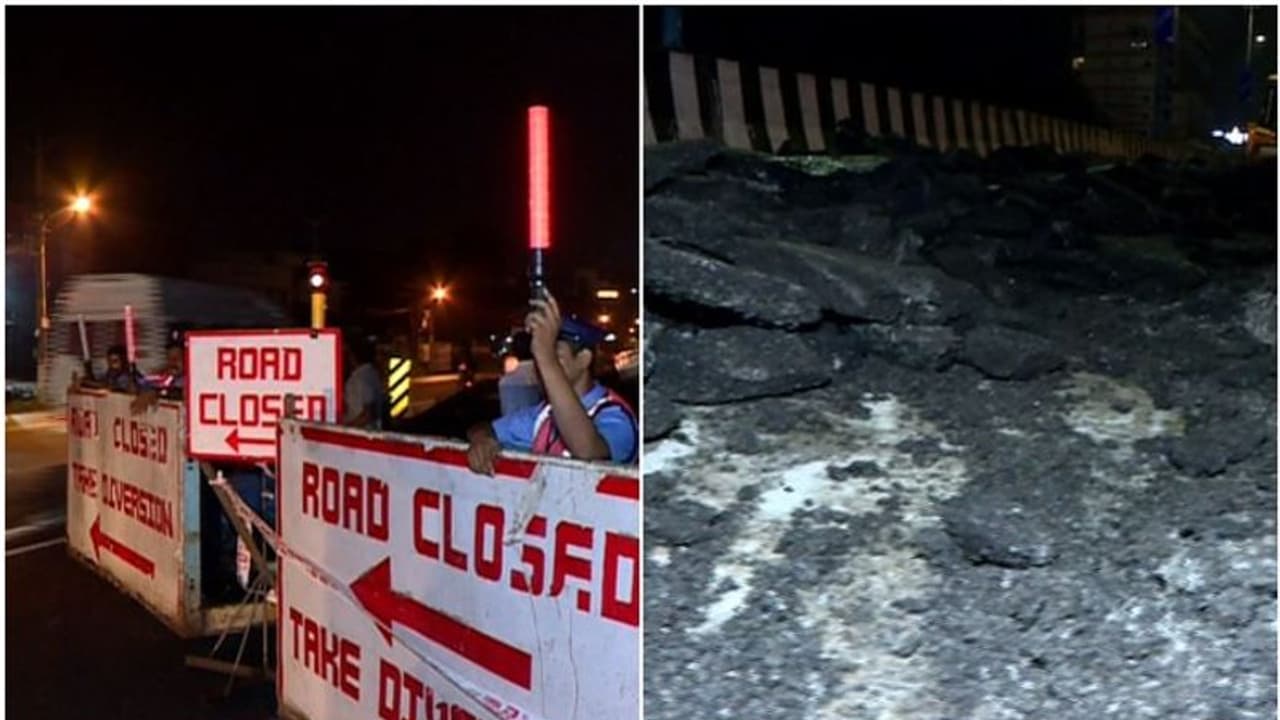 കുണ്ടന്നൂർ മേൽപ്പാലത്തിൻ്റെ നിർമ്മാണം പുനരാരംഭിച്ചു കുണ്ടന്നൂർ മേൽപ്പാലത്തിൻ്റെ നിർമ്മാണം പുനരാരംഭിച്ചു