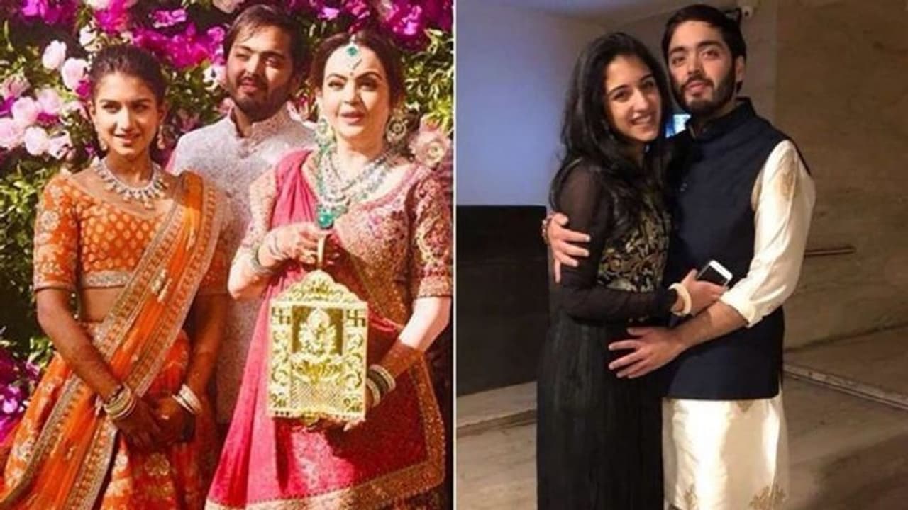 Anant Ambani's girlfriend wears Isha's diamond necklace for Akash Shloka wedding